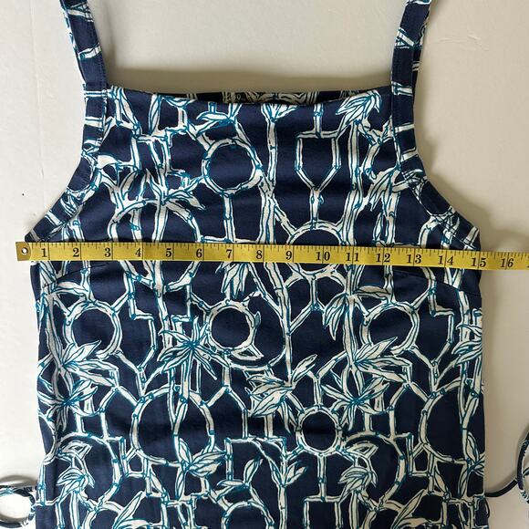 Lilly Pulitzer Adley Tank Top Tunic Lucky Bamboo Engineered in High Tide Sz XXS - Picture 11 of 13